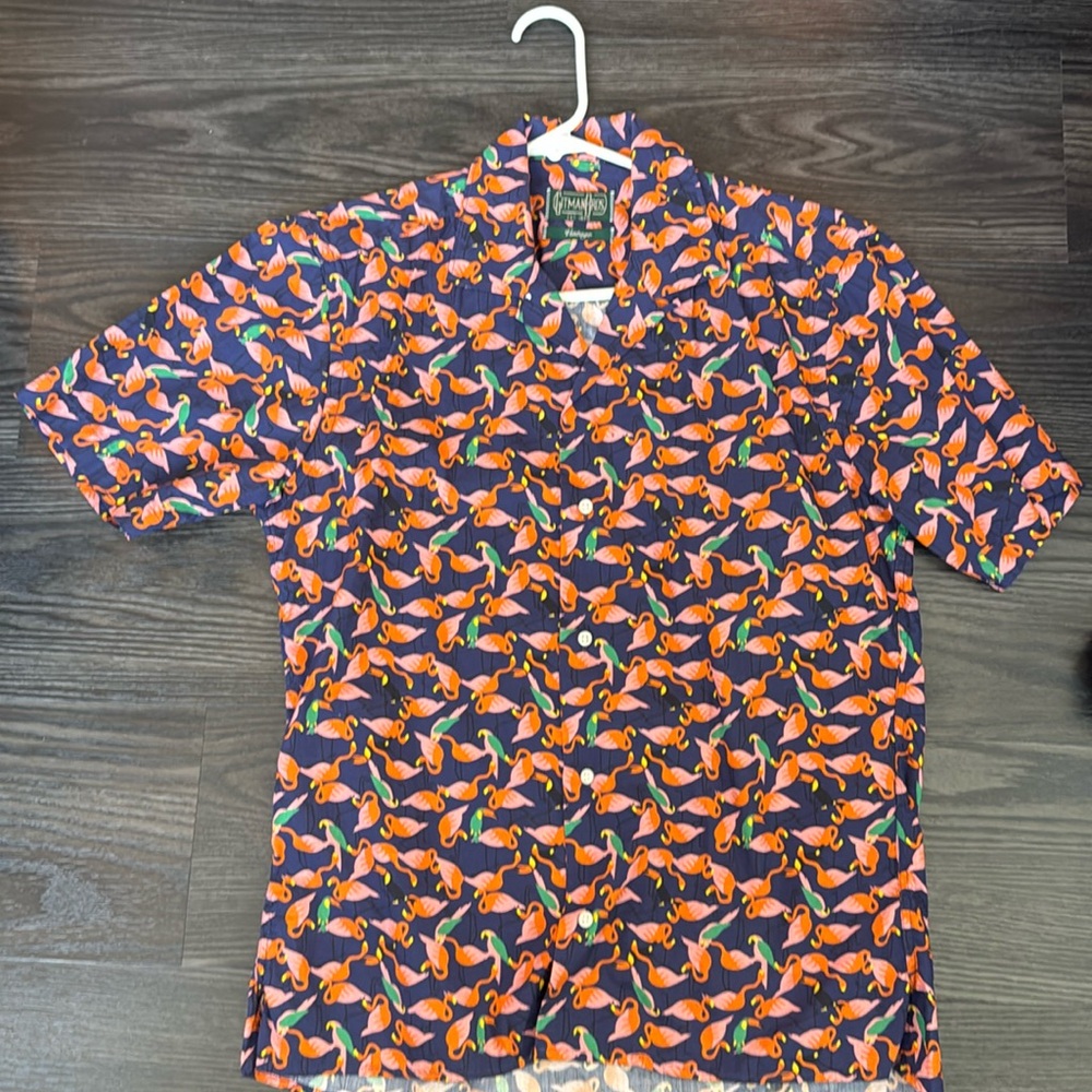 Gitman Bros Vintage Small Flamingo Shirt